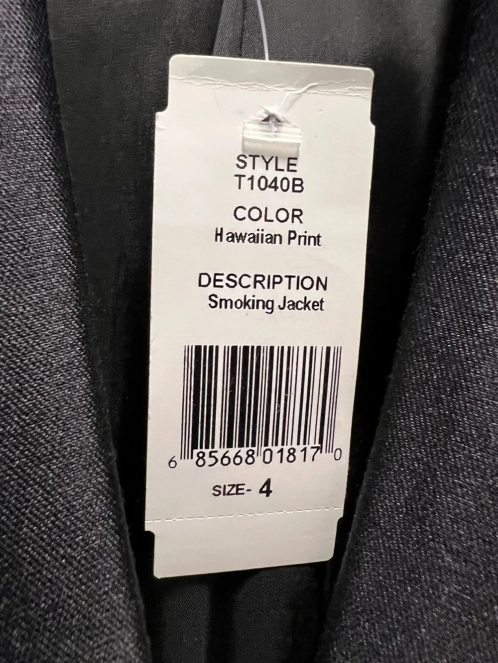 NWT SMYTHE Smoking Jacket BLAZER in Hawaiian floral print Green + Aqua SIZE 4 - Picture 3 of 6